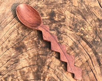Rosewood Spoon- Hand Carved Wooden Spoon - Wooden Cooking & Serving Spoon - Rutic Decor - Wooden Spoon Crafts - Natural eco tableware