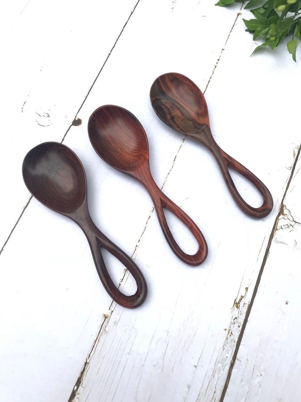 Coffee Tree Wood Measuring Spoons - Handcrafted Natural Stone Jewelry &  Unique Gifts - KVK Designs