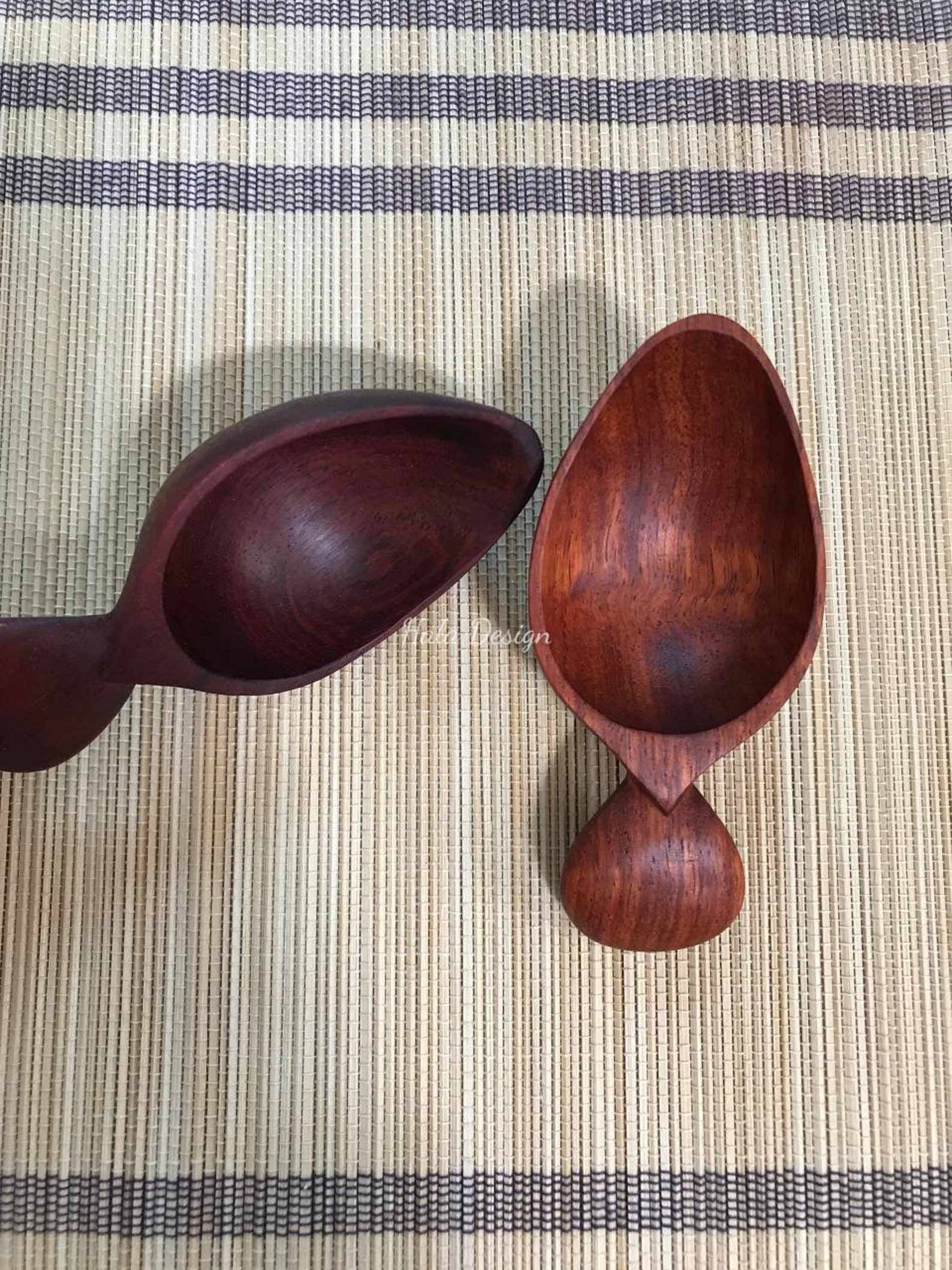 Rosewood Spoon Hand Carved Wooden Spoon Wooden Scoop Etsy