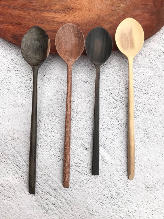 Mooues 9 PCS Wooden Spoons for Cooking, Wooden Utensils for