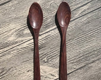 Wooden Spoons - Hand Carved Wooden Spoon - Wooden Cooking & Serving Spoon - Kitchen Decor - Minimalist wooden spoon - Drinking Spoon