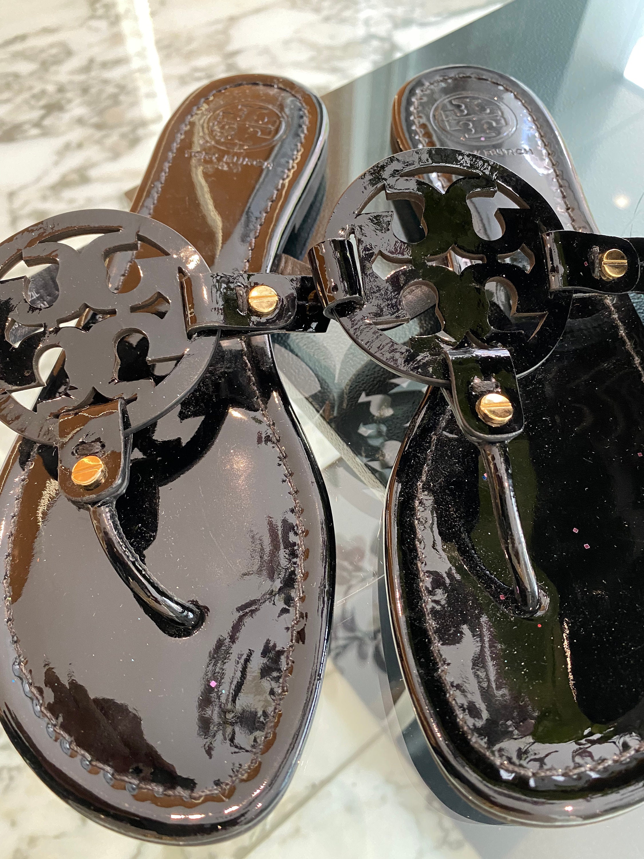 TORY BURCH size 8 1/2 as is. Etsy