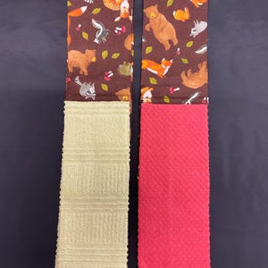 Kitchen Towel/ Forest Wildlife Towel/ Towel Boa/ Chef Boa/ Kitchen Towel/ Grilling Towel/ Chef’s Towel