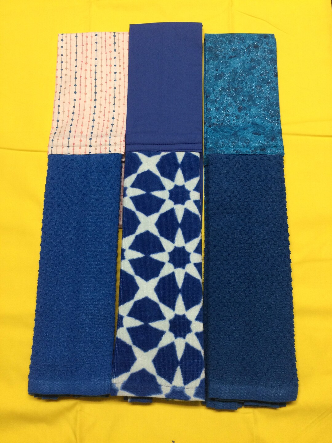 Kitchen Towel Boa/ Blue Kitchen Towel/ Chef Boa Etsy