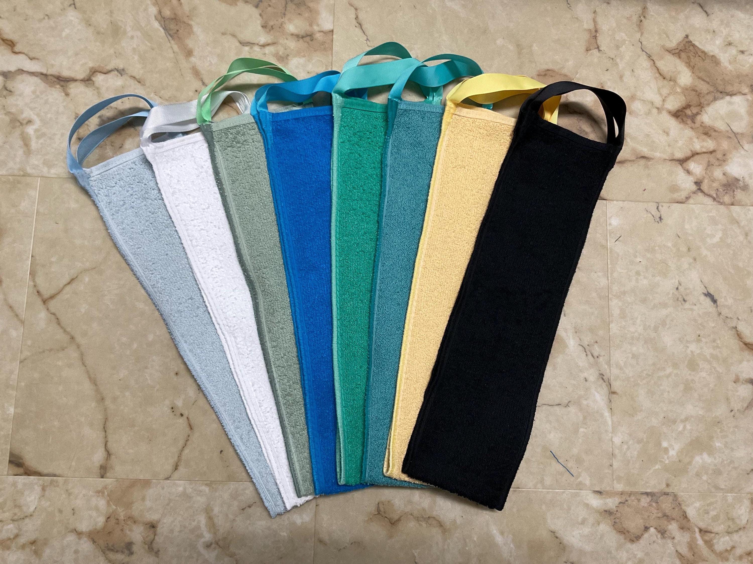 Back Scrubber with Handles Terry Cloth- 32" Long Back Cotton Washcloth