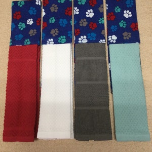 Kitchen Towel Boa/ Dog Lover’s Kitchen Towel/ Chef Boa