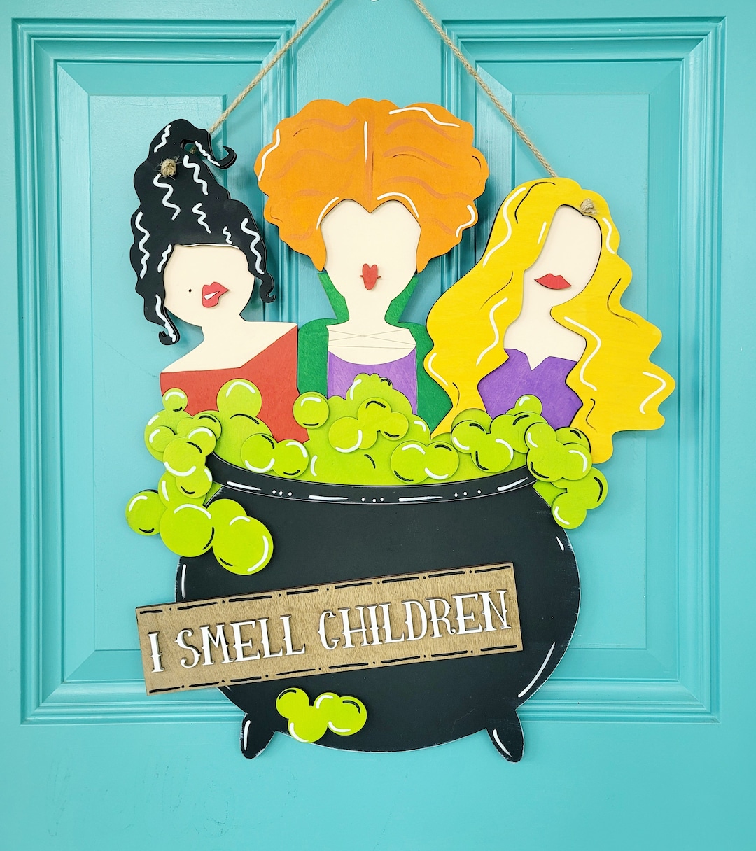 I Smell Children | Hocus Pocus Door Hanger | Fall Door Hanger | DIY ...