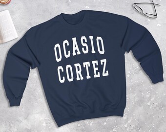 NuffSaid Nevertheless She Danced Alexandria Ocasio-Cortez Crewneck Sweatshirt AOC Unisex Crew NuffSaid Nevertheless She Danced Alexandria Ocasio-Cortez Crewneck Sweatshirt AOC Unisex Crew