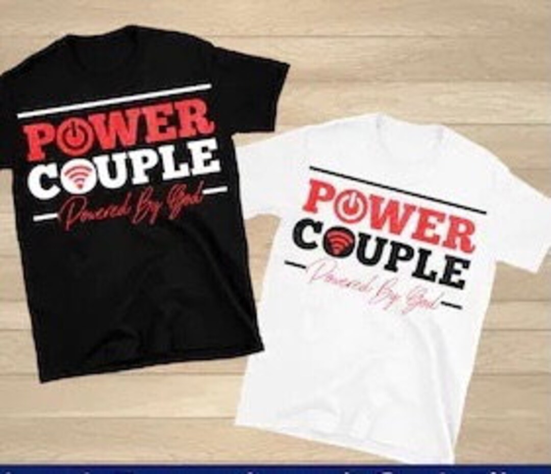POWER COUPLE T-SHIRTS - Etsy
