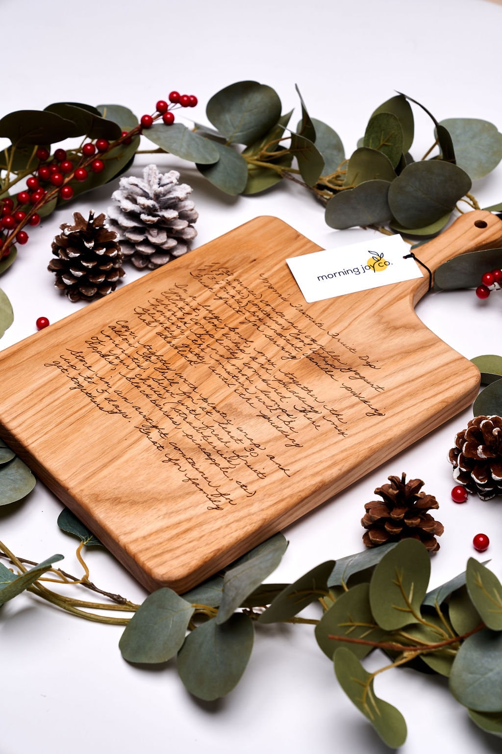 Personalized Recipe Wood Cutting Board: Engraved Family Keepsake