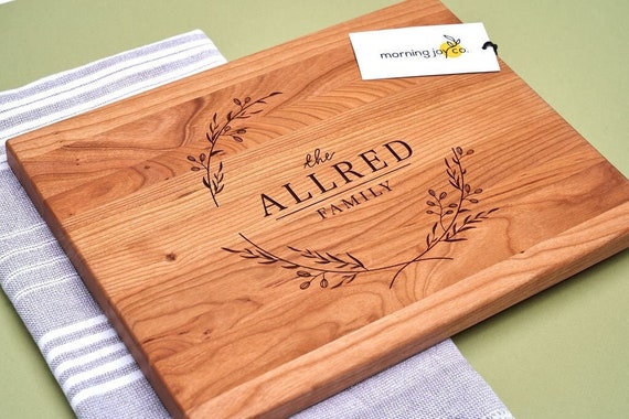Personalized Last Name Cutting Board - Gifts For Chefs - Miles Kimball