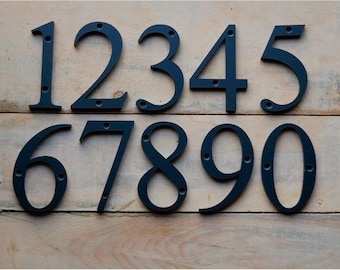 Traditional Modern House Address Numbers