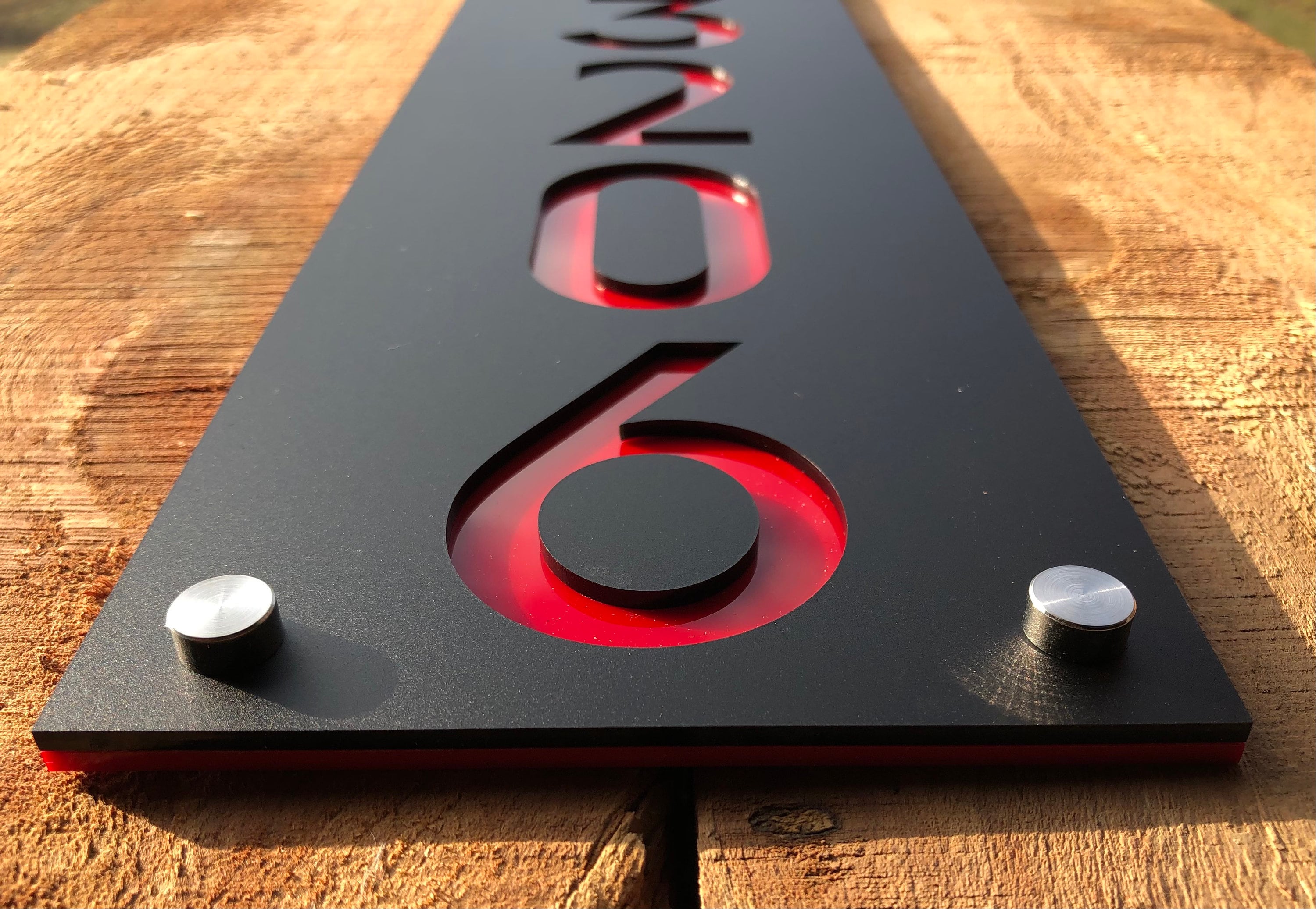 Five Number Vertical, Address Sign, Modern House Numbers, Address Plaque