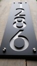 Modern House Numbers,Address Sign Vertical Plaque 