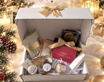 Self Care Pamper Gift Box, Spa Set for Her, Christmas Secret Santa Gift