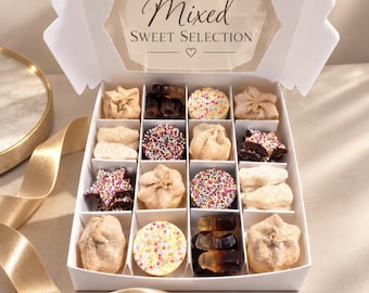 Mixed Sweet Treat Box | Chocolate, Gummy, Marshmallow Assortment (16 Compartments)