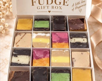 Luxury Fudge Gift Box | Assorted Flavors, Sweet Treats (600g)