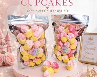 Vanilla Marshmallow Cupcakes | Soft Gluten-Free Party Sweets (Novelty Candy)