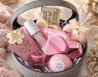 Ladies Pamper Gift Box – Self-Care Spa Set, Relaxation Treats (Birthday, Mother's Day)