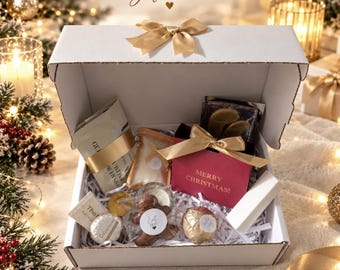 Christmas Pamper Gift Box, Spa Self-Care Hamper for Her (Secret Santa)