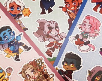 Critical Role Sticker Sheets