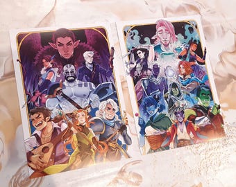 Critical Role Vox Machina and Mighty Nein Prints [unofficial]
