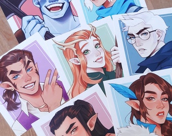 Vox Machina Portrait Prints