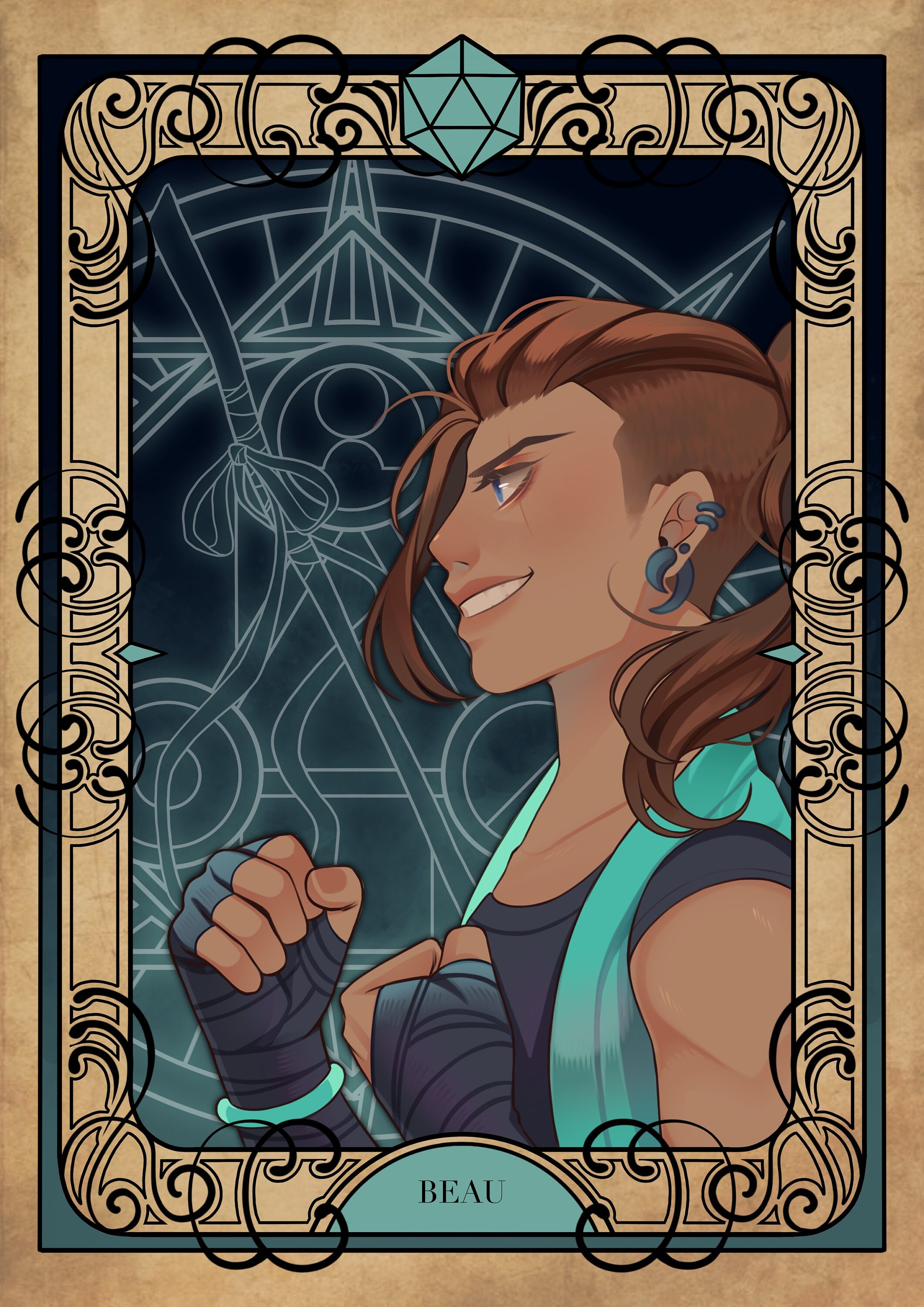 A5 Critical Role Tarot Set unofficial Etsy