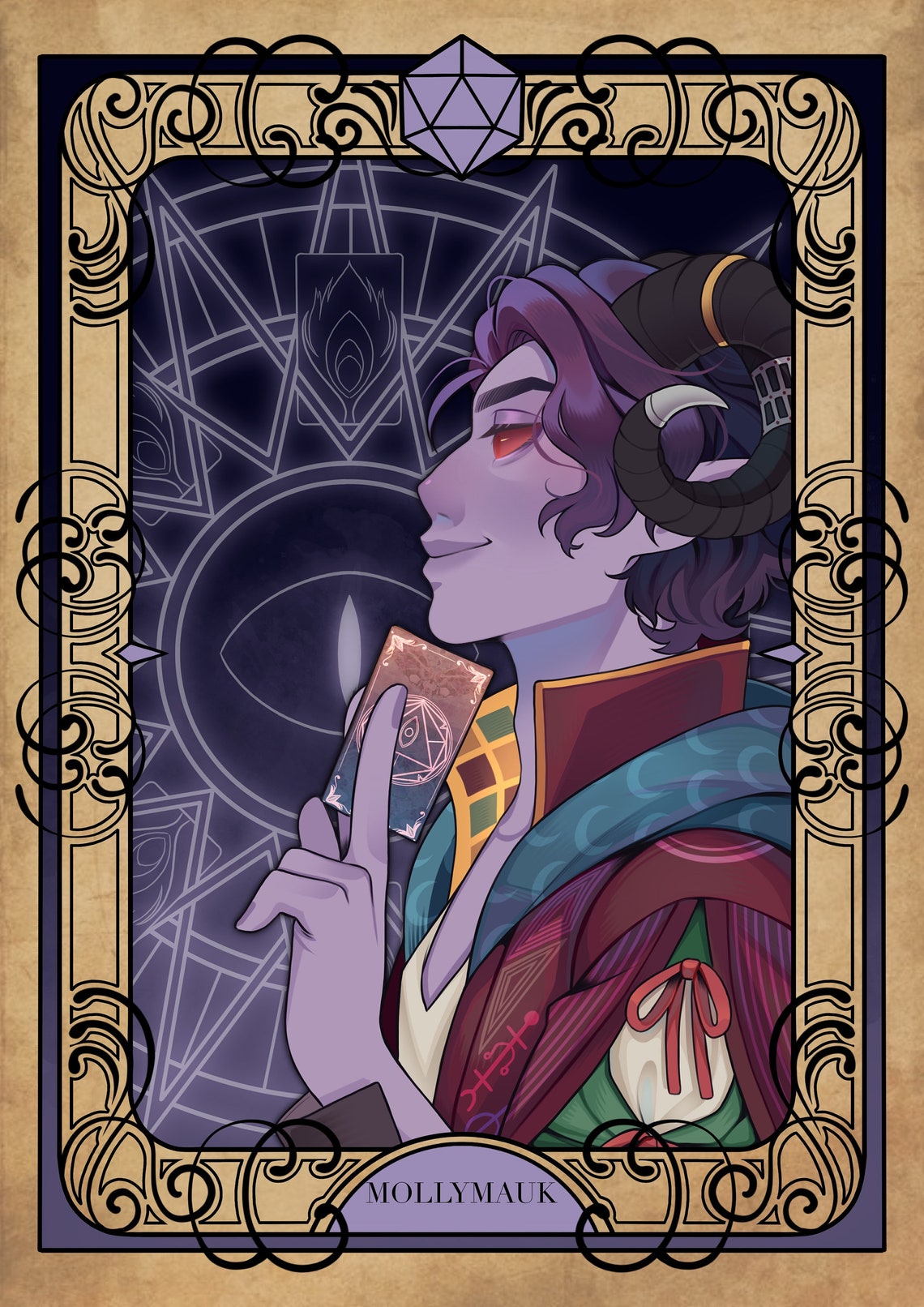 A5 Critical Role Tarot Set unofficial Etsy