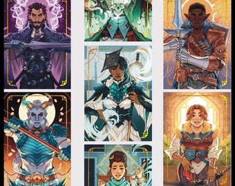 Veilguard A5 Gold Foil Prints [unofficial]