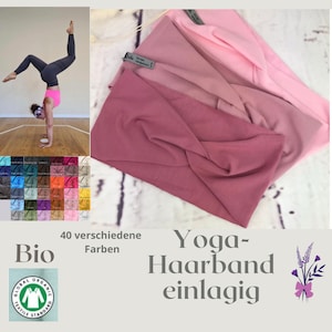 Yoga Summer Sport Hairband, Single Layer, Headband, Bandeau for Women, Girls and Baby, available in 40 different colors