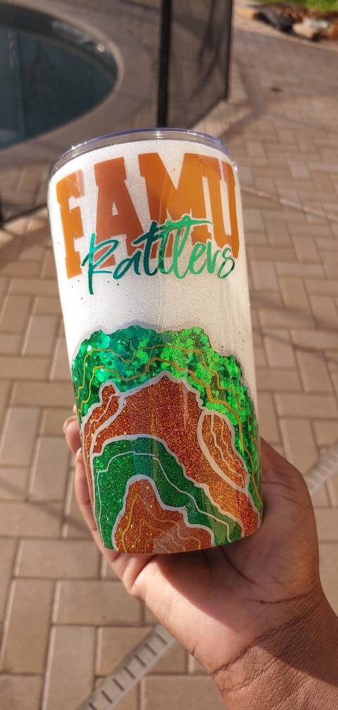 FAMU Tumbler | FAMU Geode Tumbler | Rattler Tumbler | Florida A&M ...