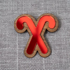 Kappa Cane pin | Badge | Lapel pin | Symbol pin | Fraternity Pin