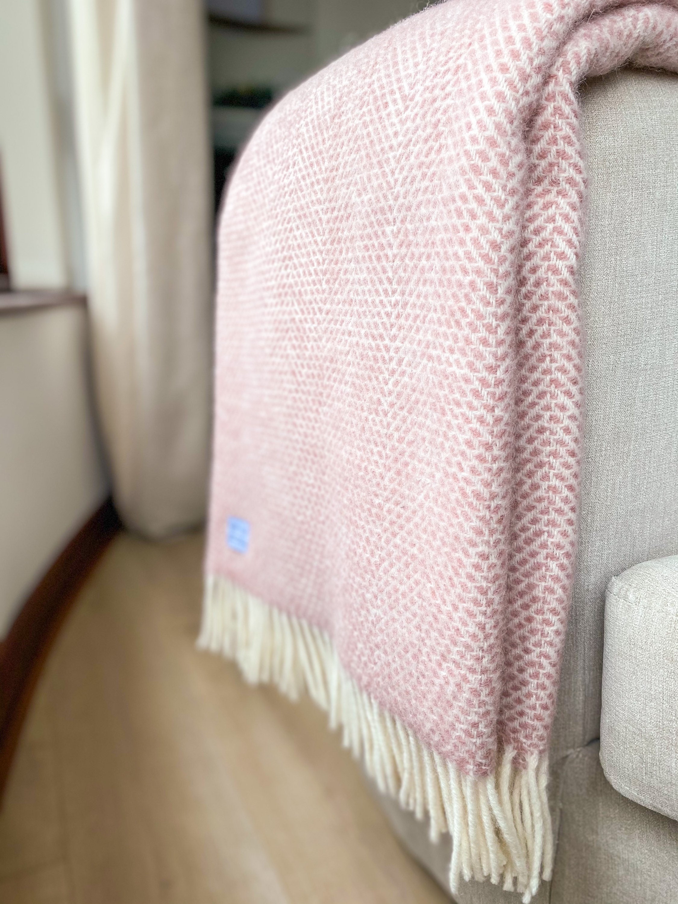Oatmeal Blanket Large Pure New Wool Throw british Blanket Etsy UK