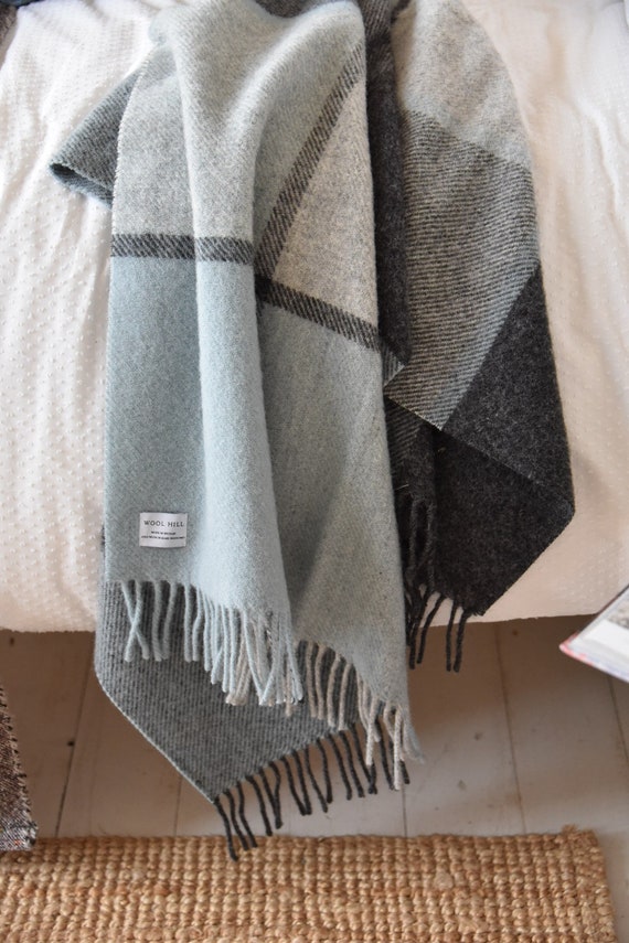 Cream check throw hotsell