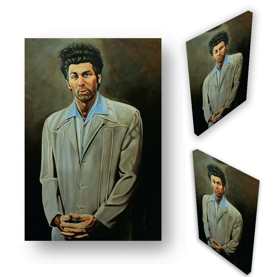 Seinfeld The Kramer Painting Prop Canvas Painting Etsy