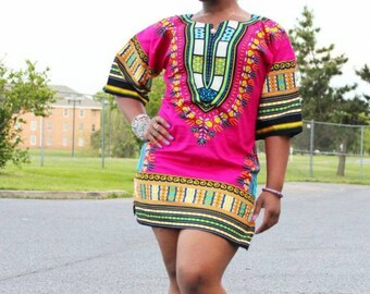 plus size dashiki dress