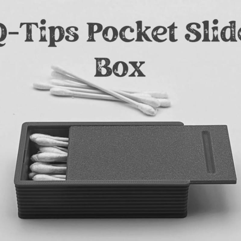 Q Tips Box Q Tip Holder - Etsy