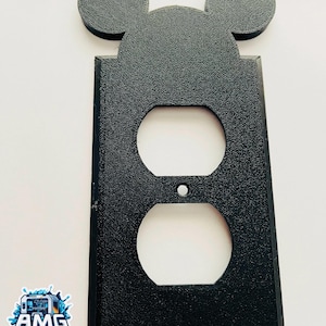 Disney inspired Mickey Mouse Wall Outlet Cover – 3D Printed Wall Plate | Kids Room Decor | Nursery & Playroom | Unique Disney Gift