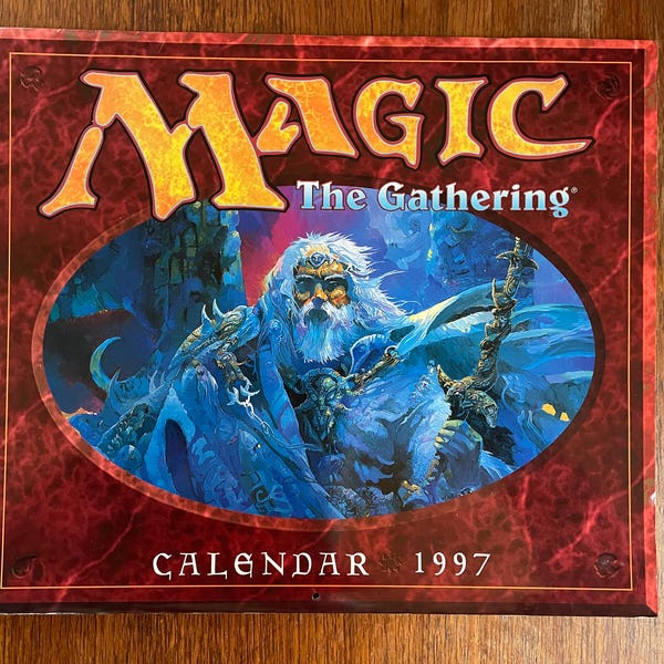 1997 Magic the Gathering Wall Calendar