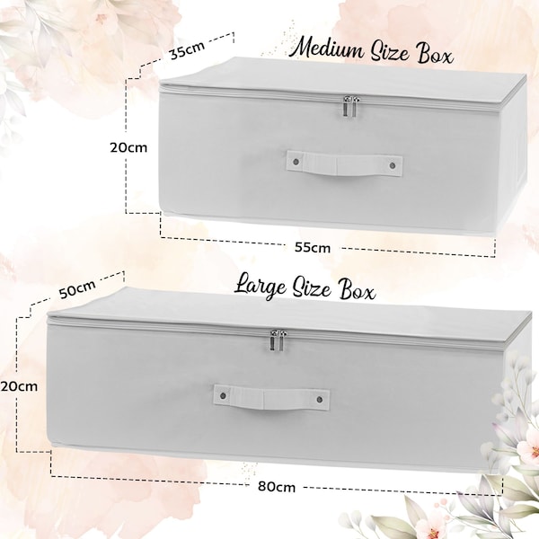 WEDCOVA Wedding Dress Storage Box Gifts For Her Fabric Breathable Bridal Dress Travel Box & 10 Acid Free Papers