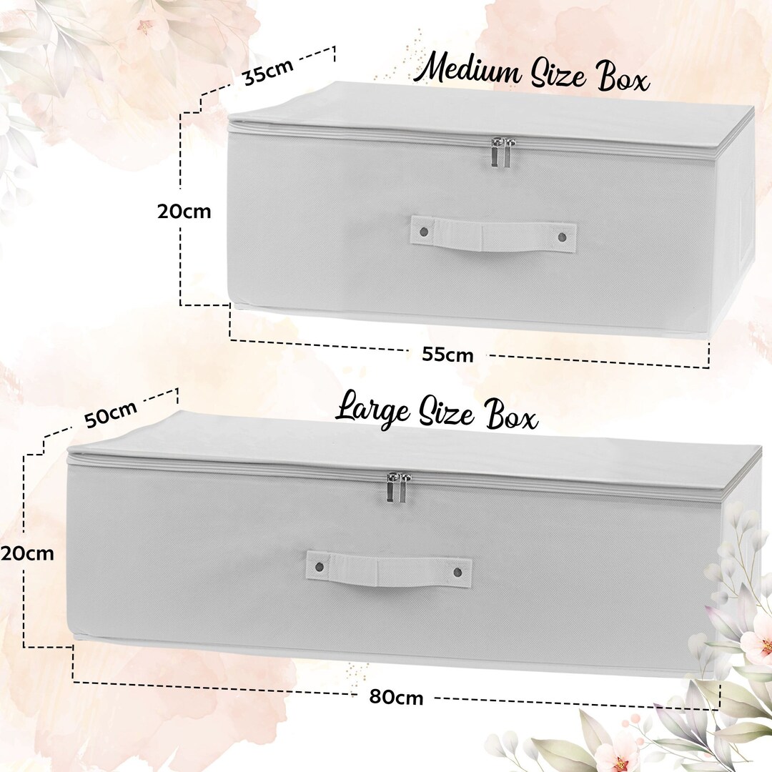 WEDCOVA Wedding Dress Storage Box Gifts for Her Fabric Breathable Bridal Dress Travel Box & 10