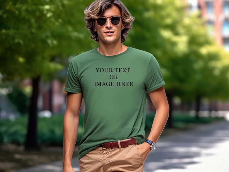 Personalized T-shirt Your Text Logo Photo Printed Top Custom T-shirt Party Cotton image 5