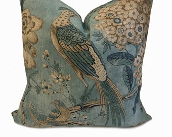 Thibaut Villeneuve Anna French Manor collection Bl Double Sided Cushion Cover Pillow cover