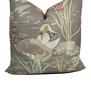 Lee Jofa Luzon Print Fawn Cushion Cushion Pillow Double sided