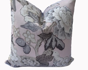 Schumacher Bermuda Blossom BLUSH Mary McDonald Cushion Cover Pillow Cover Double Sided