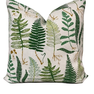 Schumacher Halcott Indoor/Outdoor FOREST Double Sided Cushion Covers Pillow Covers