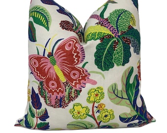 Schumacher Exotic Butterfly Spring Cushion Cover Pillow Cover Double Sided