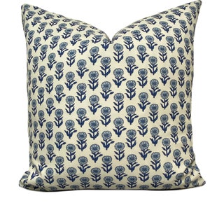 Schumacher Adeline Porcelain Cushion Cover Pillow Cover Double Sided