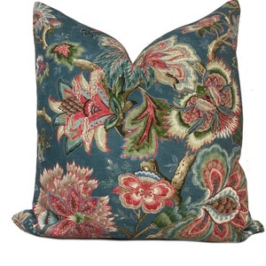 Colefax and Fowler Flores Navy Cushion Cover Pillow Cover Double Sided
